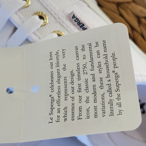 NWT SUPERGA COTU CLASSIC CANVAS SNEAKERS - Picture 8 of 13